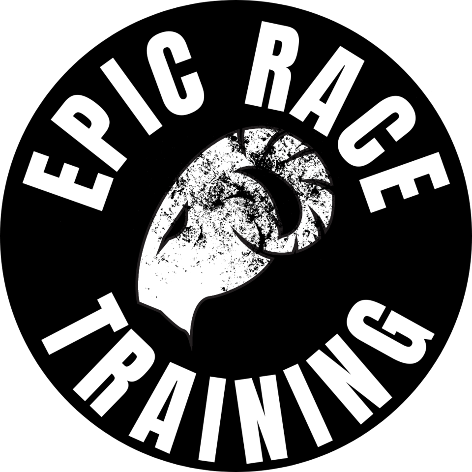 Epic Race Training logo and coaching platform homepage for obstacle course racing and endurance training programs